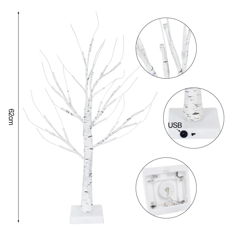 Easter LED Birch Tree Decoration