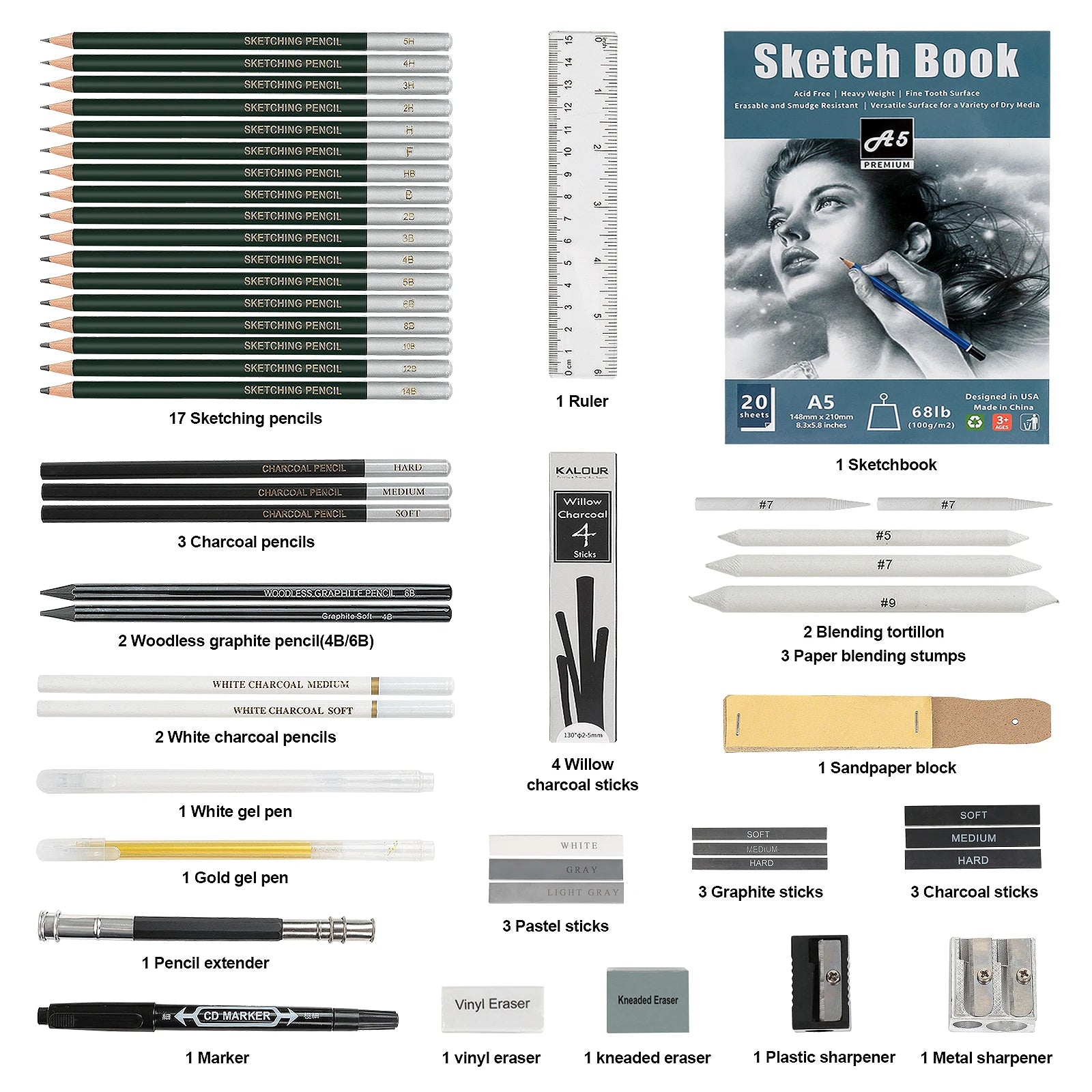 Drawing & Sketching Art Set