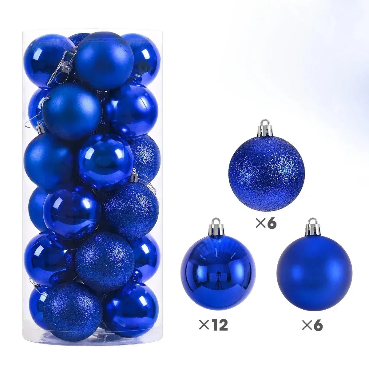 24PCS Christmas Tree Ball Ornaments