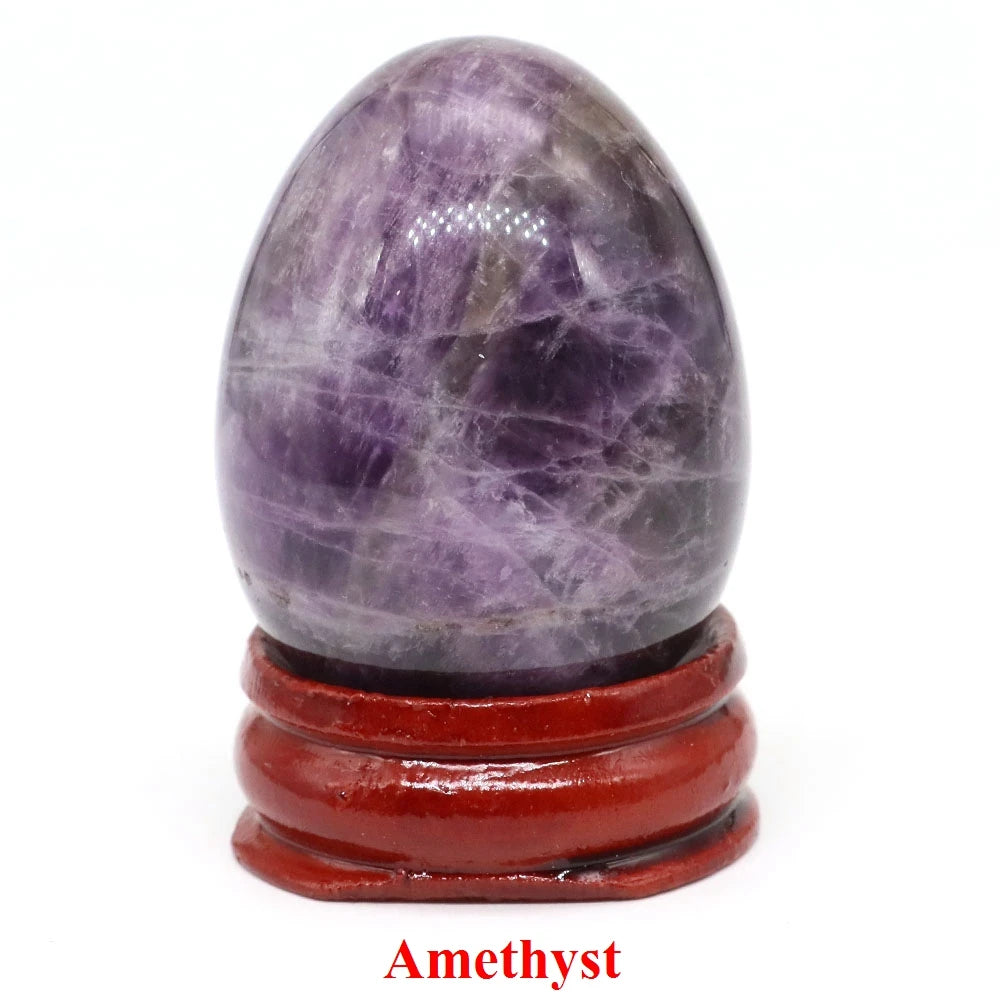 30x40mm Natural Amethyst Quartz Healing Stone