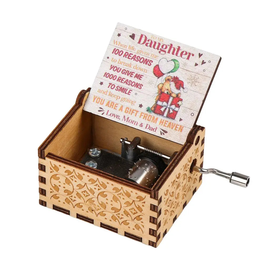 Vintage Wooden Music Box