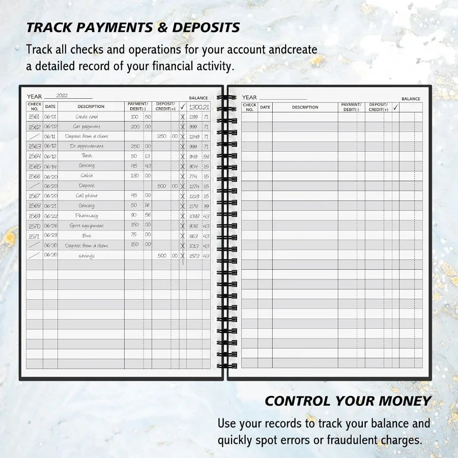 A5 Accounting Ledger Book – Income & Expense