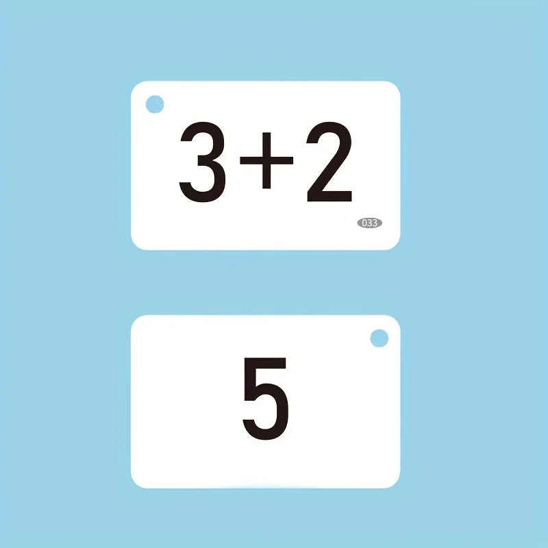 270pcs Math Flash Cards Set (Addition & Subtraction)