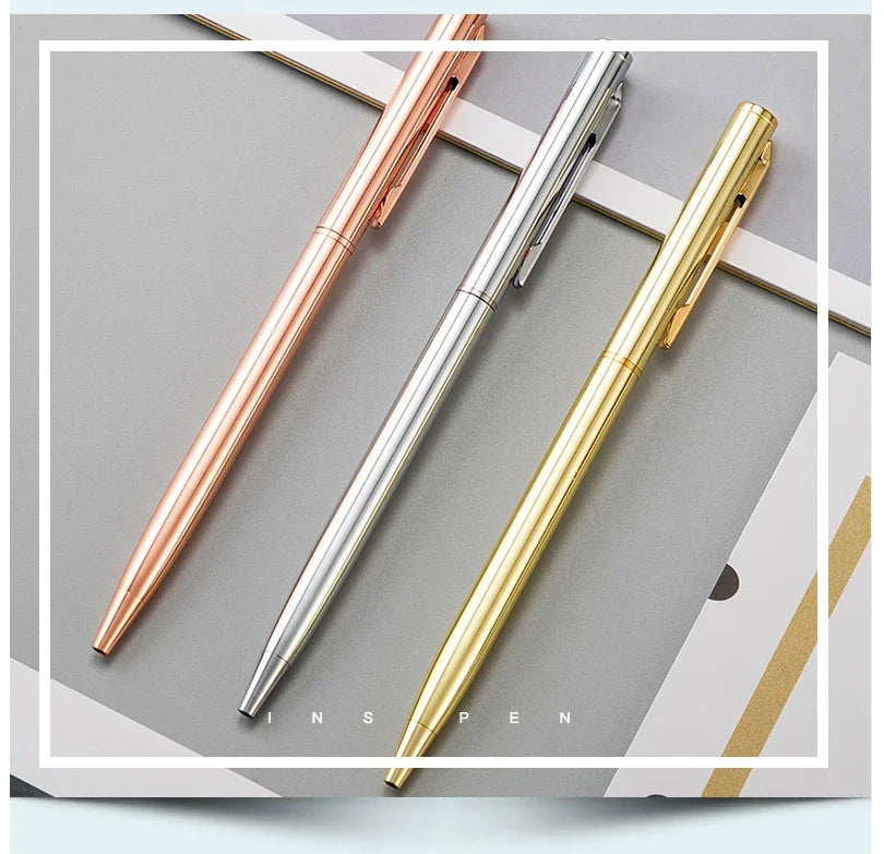 100pcs Metal Ballpoint Pen Set