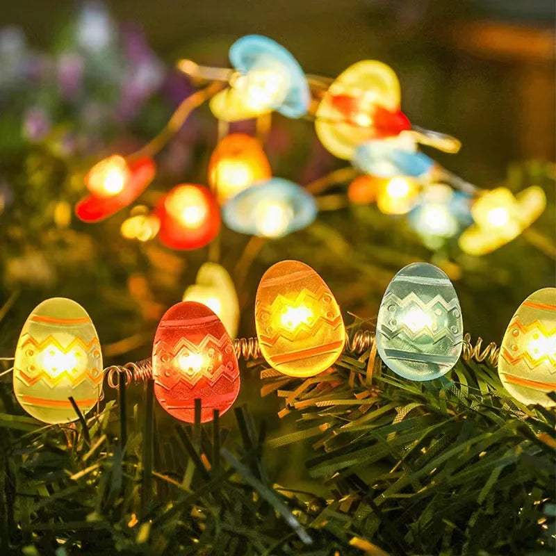 Easter Rabbit & Chick LED String Lights