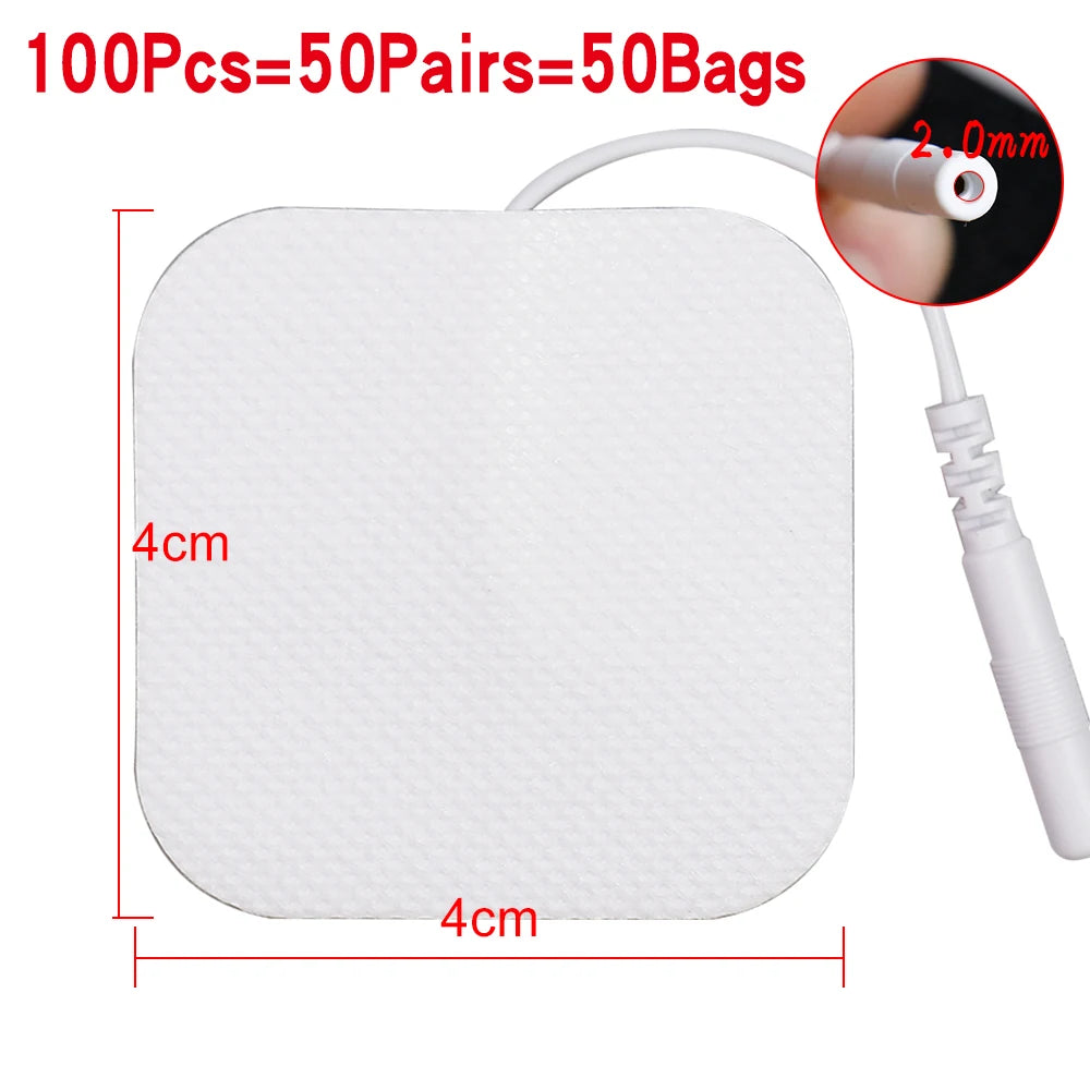 50/100Pcs TENS/EMS Electrode Pads