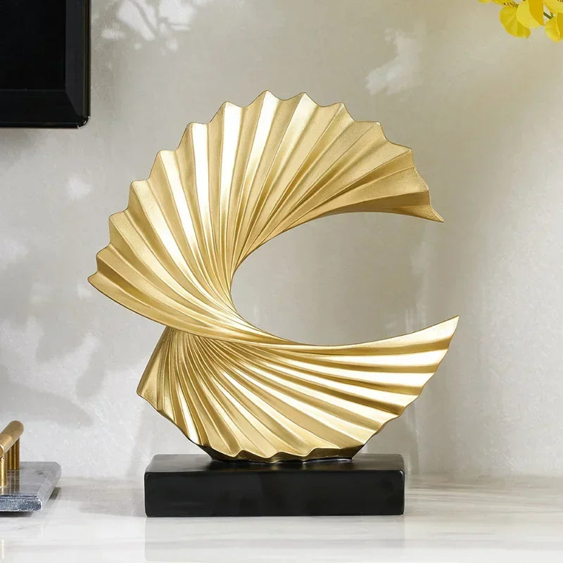 Modern Abstract Resin Sculpture Home Décor
