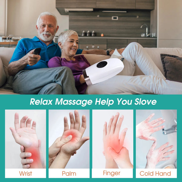 Hand Massager – Compression & Heat Therapy for Arthritis Relief