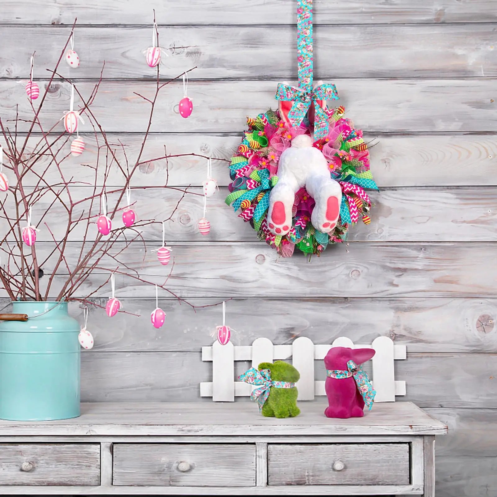 Easter Rabbit Wreath Garland