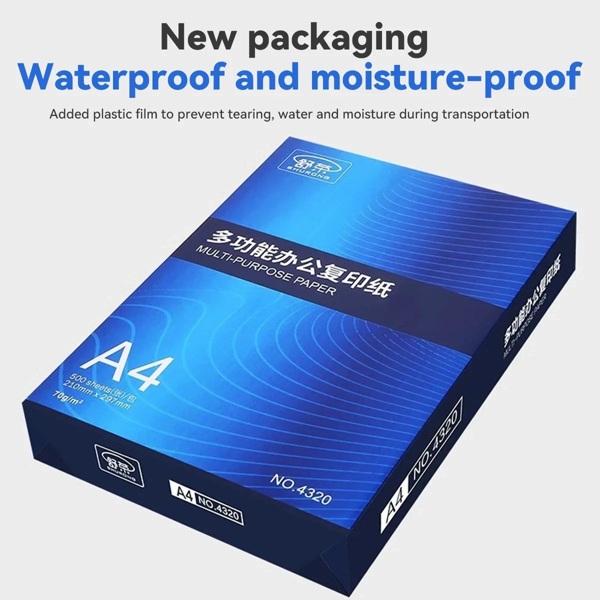 A4 Copy Paper – 70/80gsm, 500/2500 Sheets, Double-Sided
