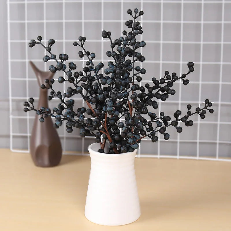 Artificial Red Berry Branch