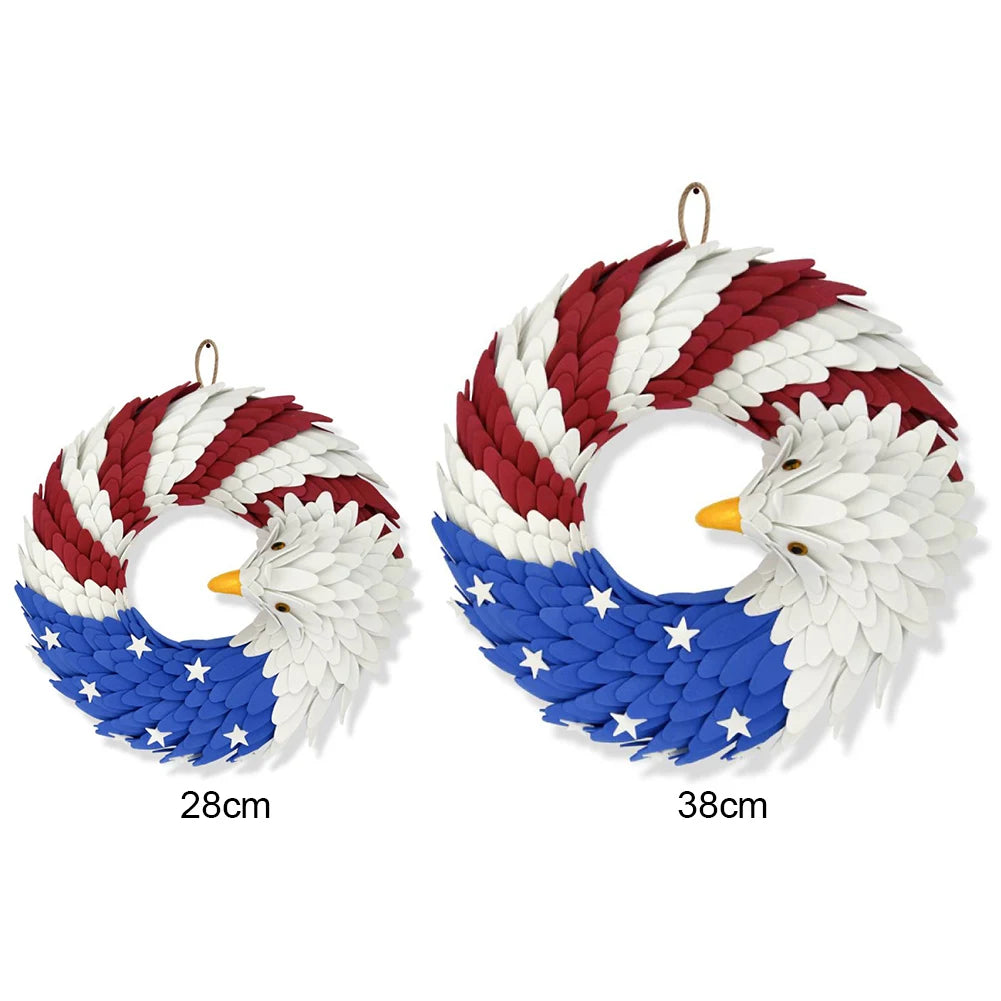 American Flag Eagle Wreath