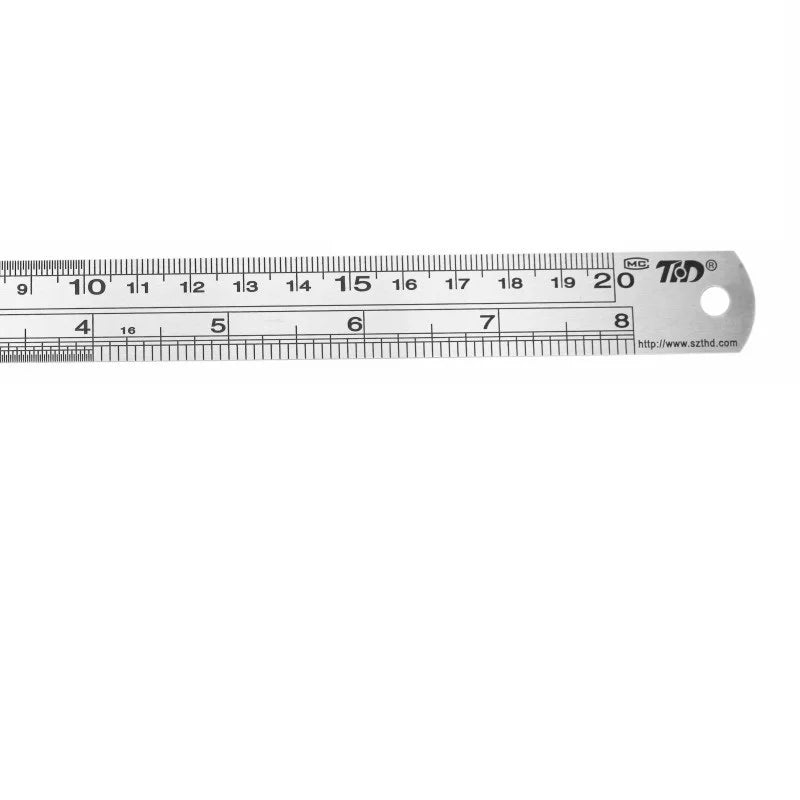 Double-Sided Stainless Steel Ruler