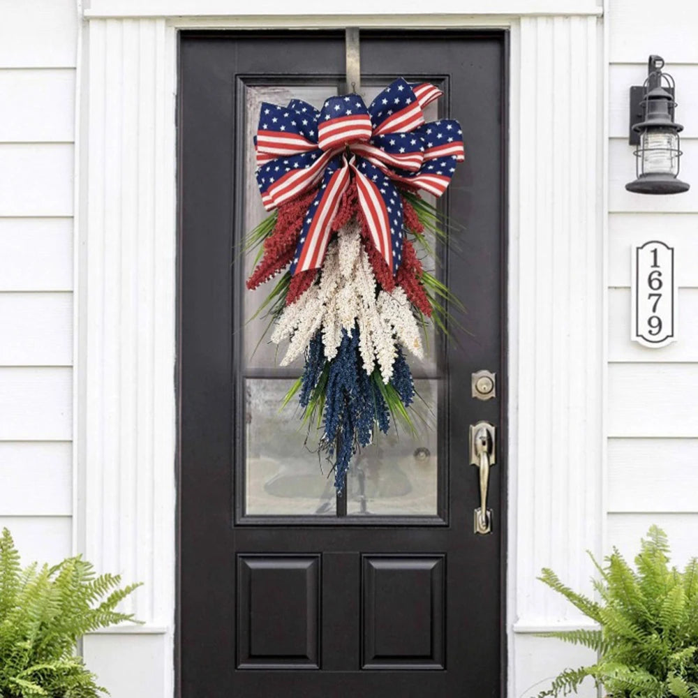 4th of July Patriotic Front Door Wreath