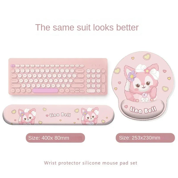 Silicone Mouse Pad with Wrist Support