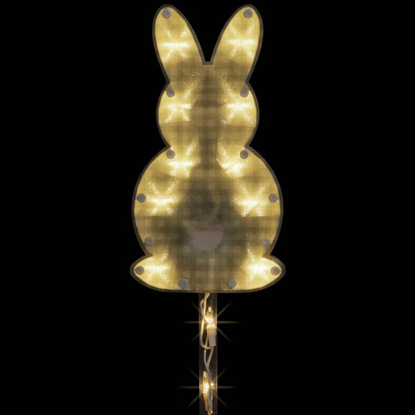 Lighted Easter Bunny Lawn Stakes