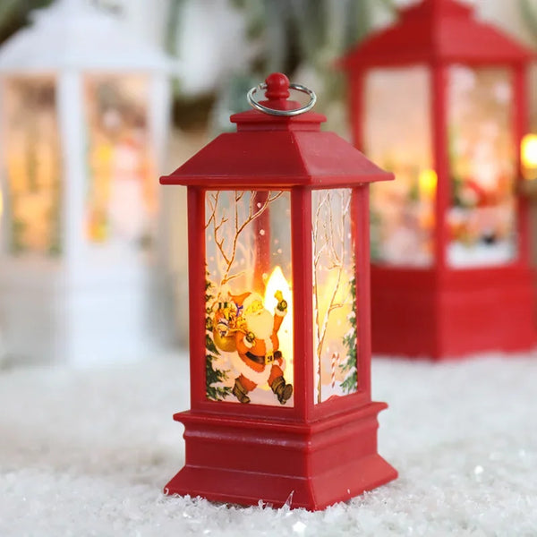 Christmas Snowman LED Candle Lamp