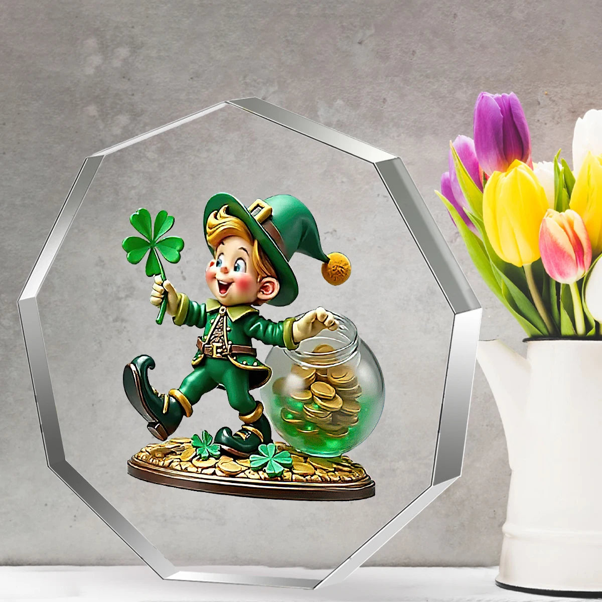 St. Patrick's Day Leprechaun Lucky Ornament