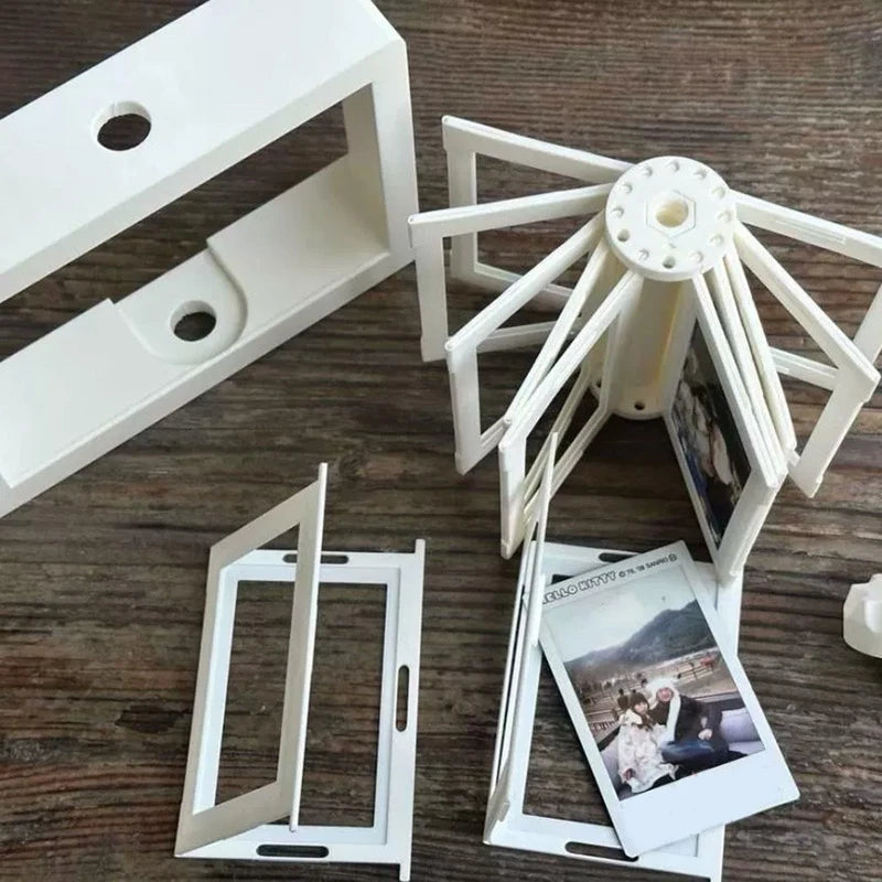 Rotatable K-Pop Photocard Display Frame