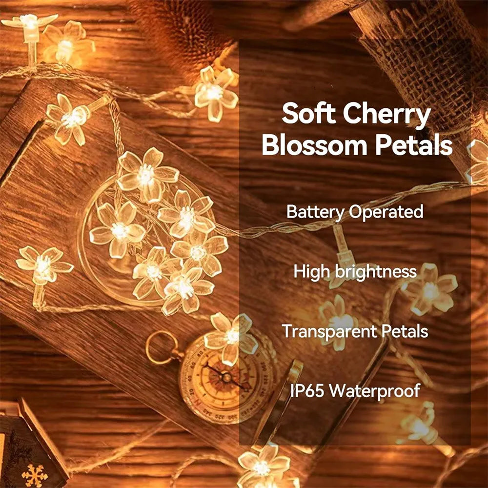 USB Flower LED String Lights