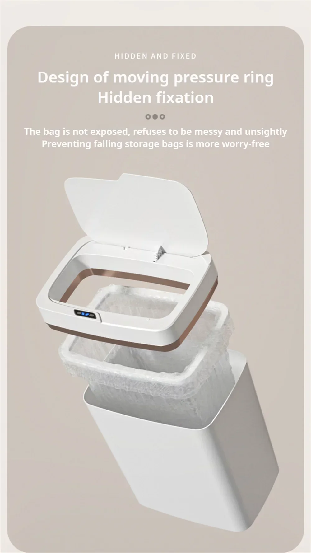 15L Smart Sensor Trash Can