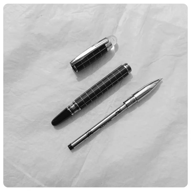 Luxury Black Resin Rollerball Pen