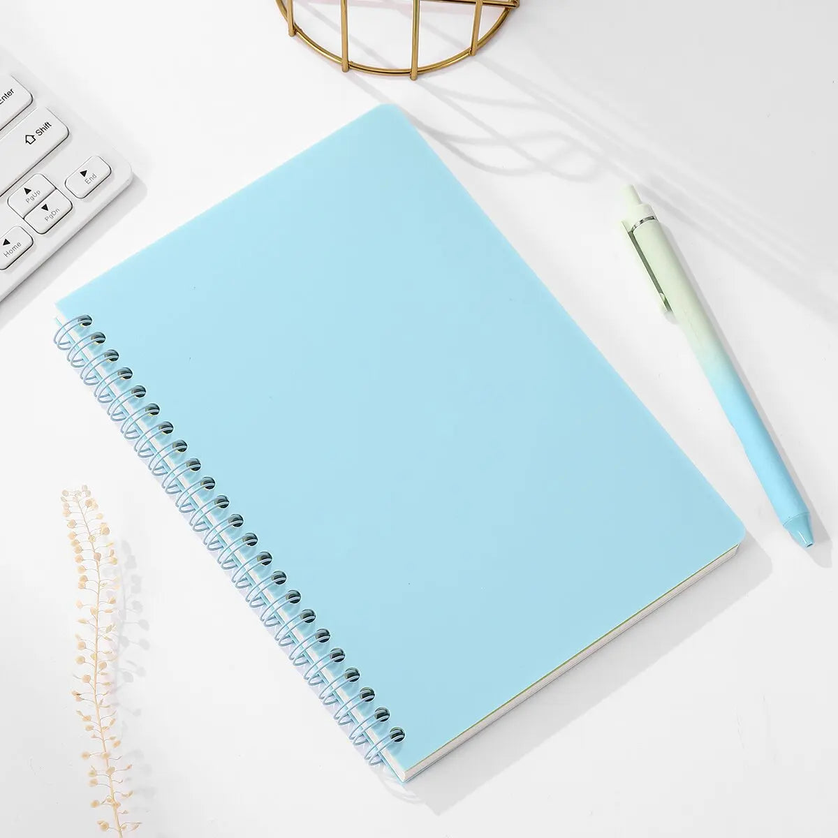 A5 Spiral 160 Pages Thick Lined Paper