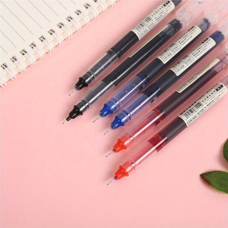 24PCS Gel Ball Pens – 0.5mm Quick-Drying Black & Blue Ink