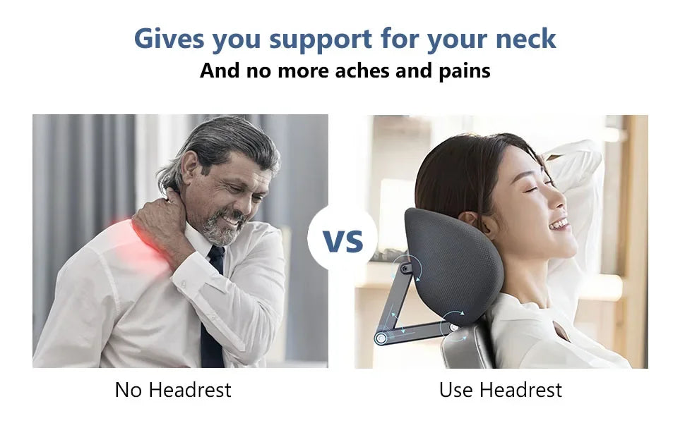 Universal Ergonomic Office Chair Headrest