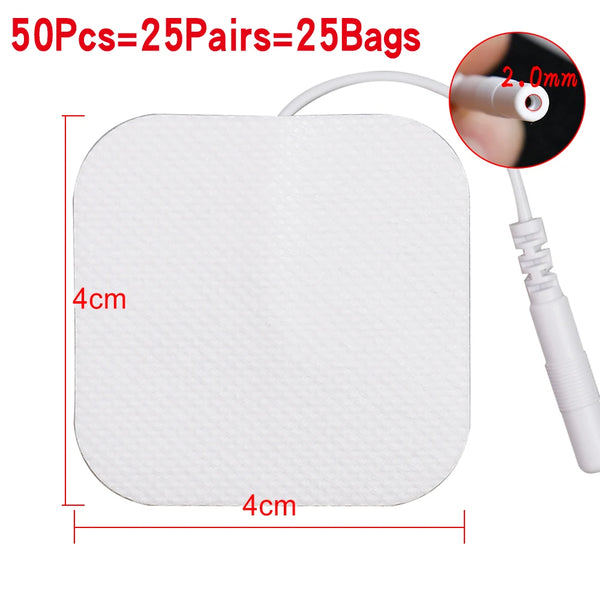 50/100Pcs TENS/EMS Electrode Pads