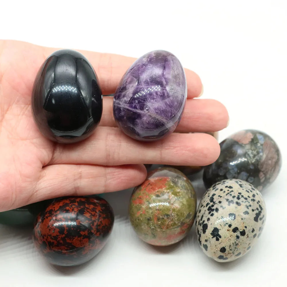 30x40mm Natural Amethyst Quartz Healing Stone
