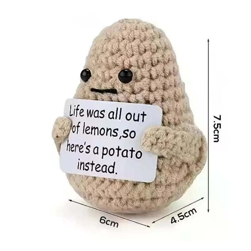 Positive Energy Potato Hug Mini Plush Doll