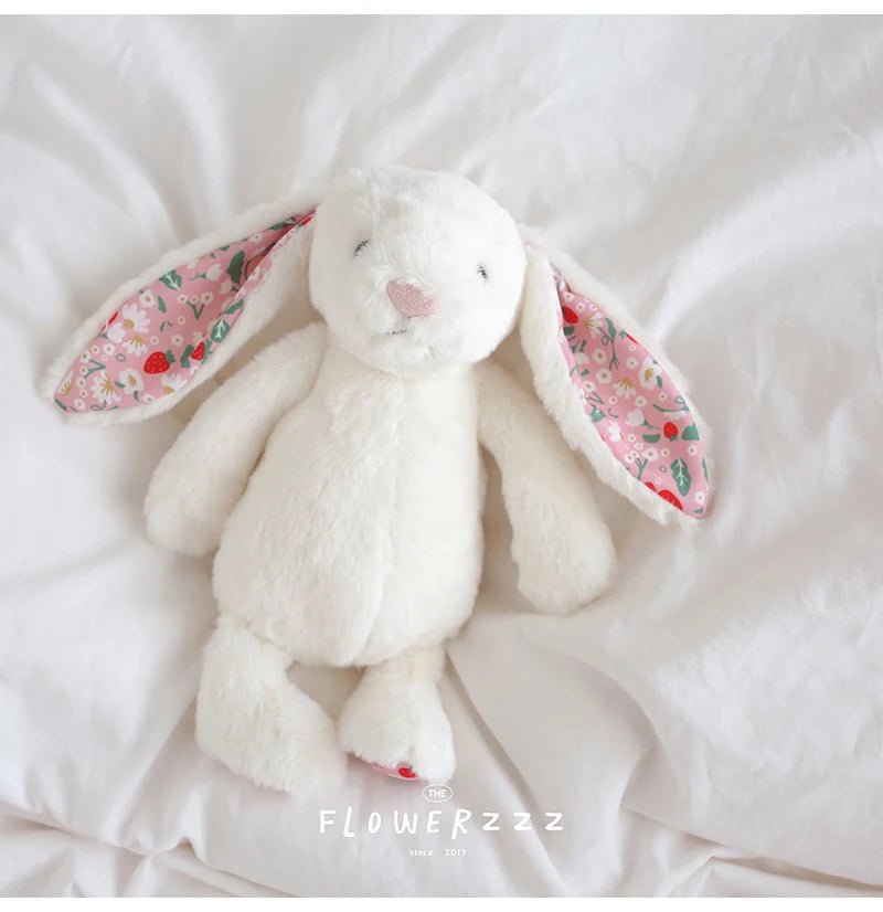 Cartoon Floral Bunny Plush Toy