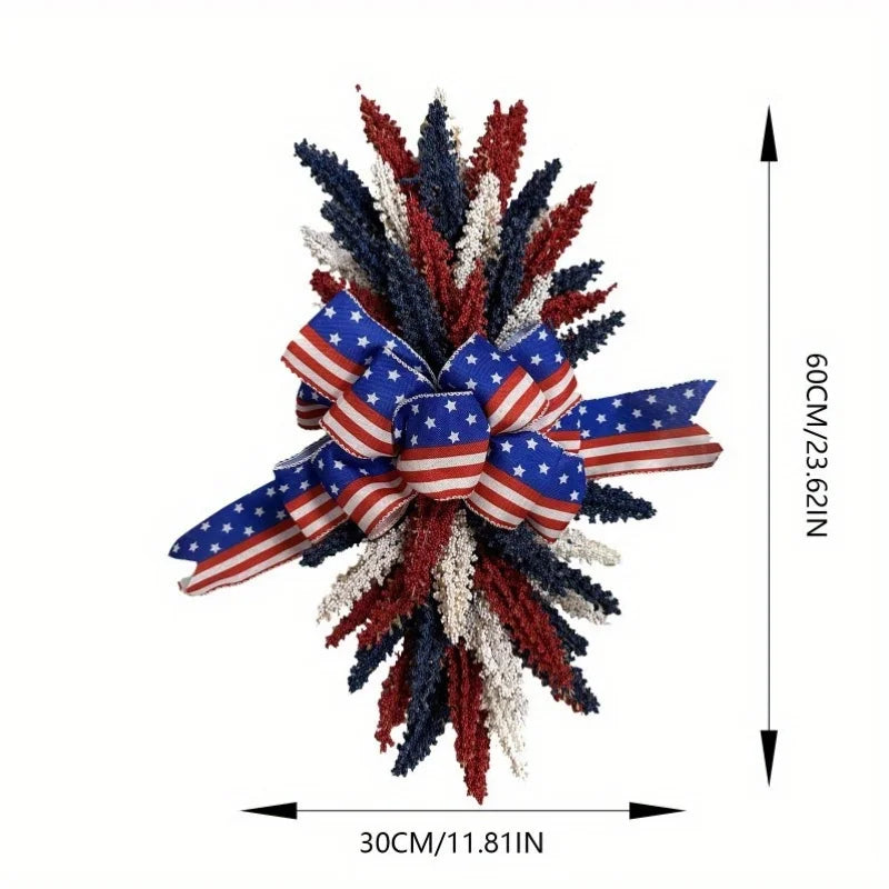 4th of July Patriotic Front Door Wreath