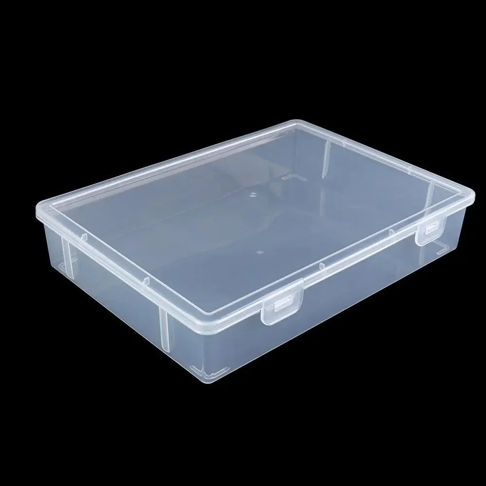 Transparent A4 File Storage Box
