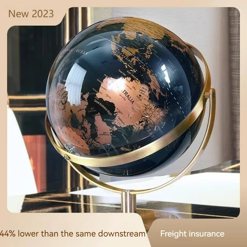 Rotating Globe British Style