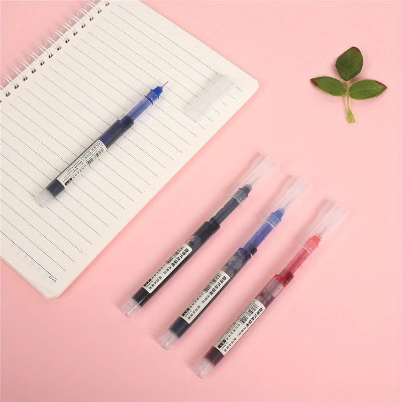 24PCS Gel Ball Pens – 0.5mm Quick-Drying Black & Blue Ink