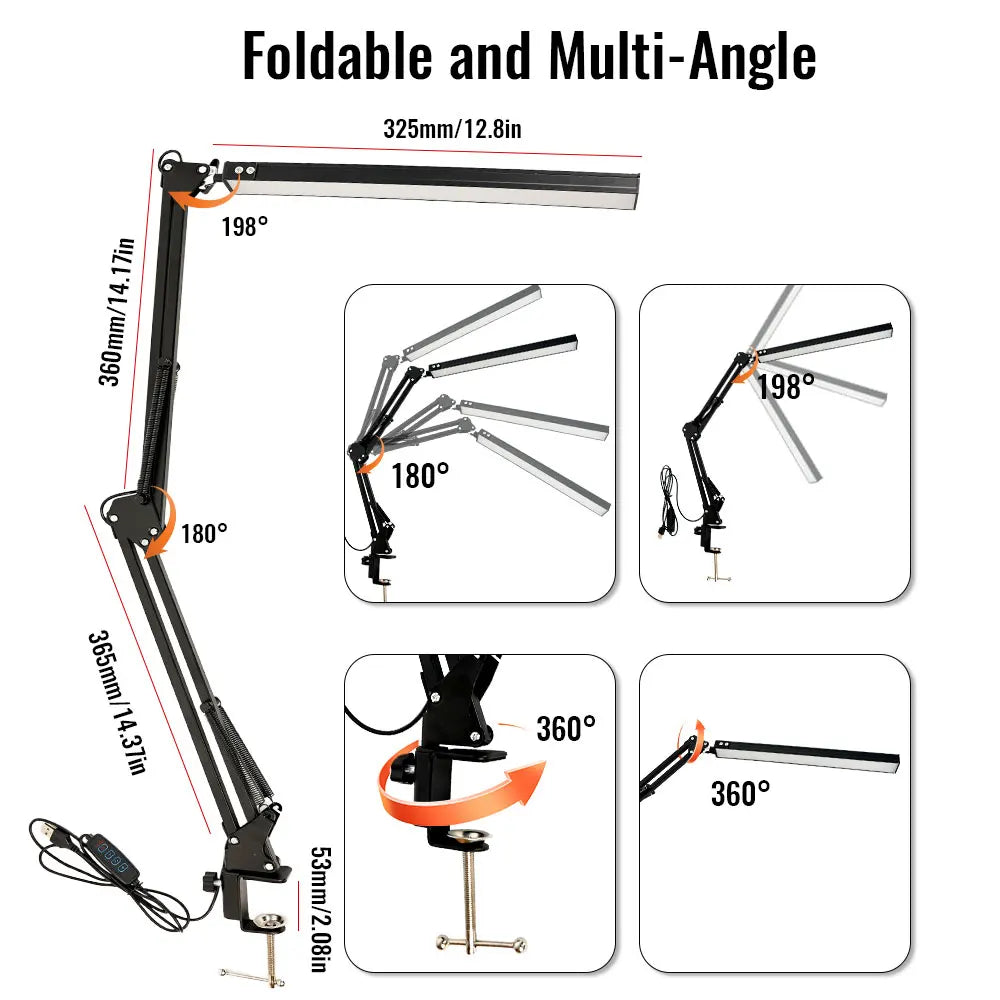 Adjustable LED Desk Lamp