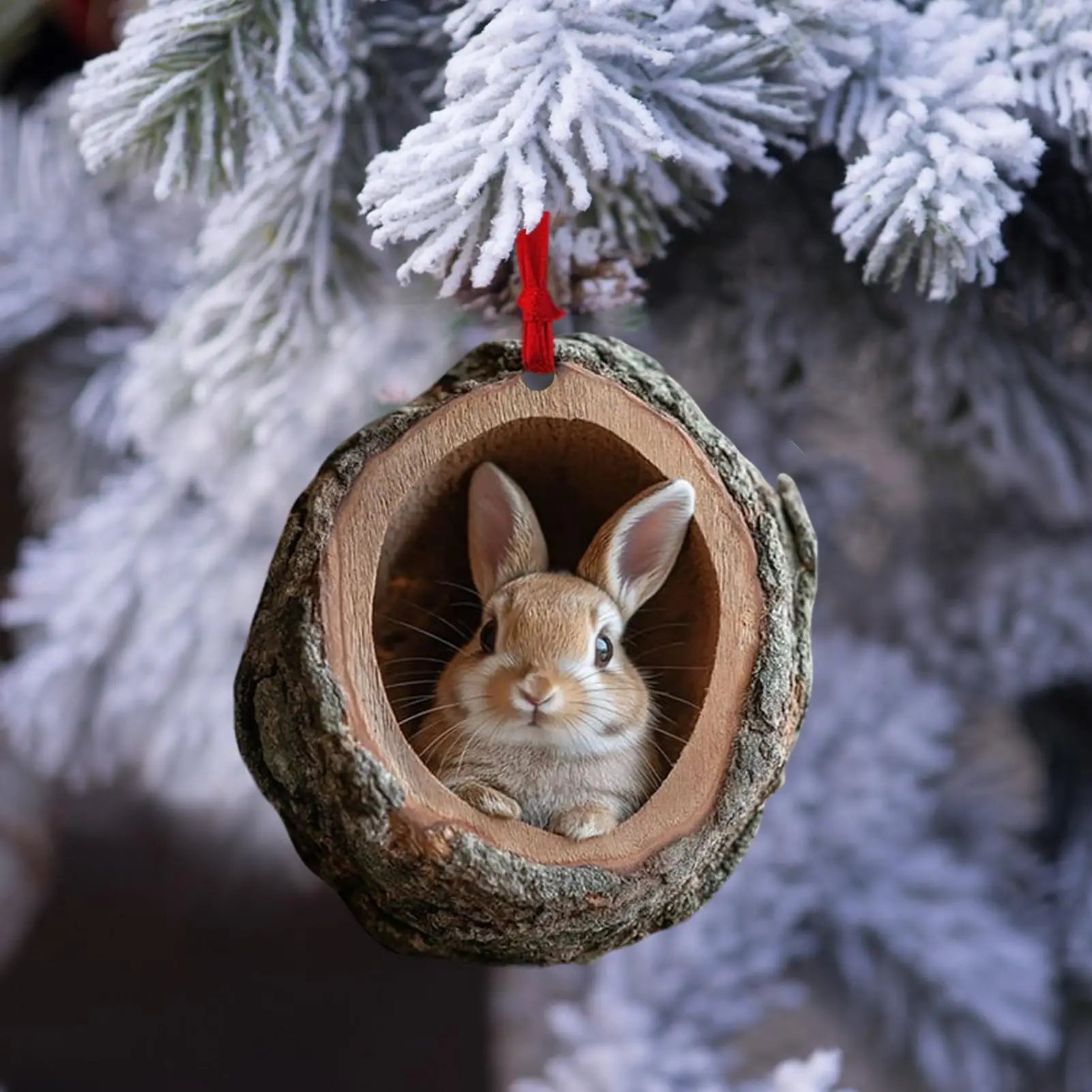 Acrylic Animal Christmas Tree Ornaments