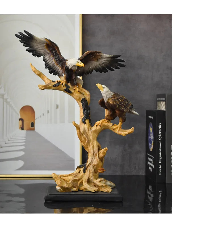 Independence Day July Fourth 7.4th American bald eagle roc wings resin crafts ornaments office hotel high-end eagle decorations