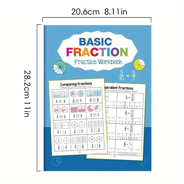 Fun Math Basic Fraction Skills Workbook