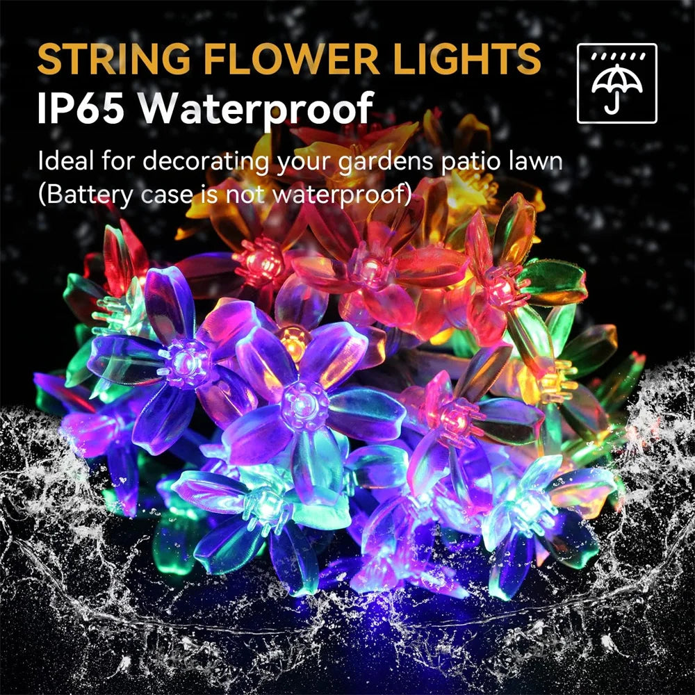USB Flower LED String Lights