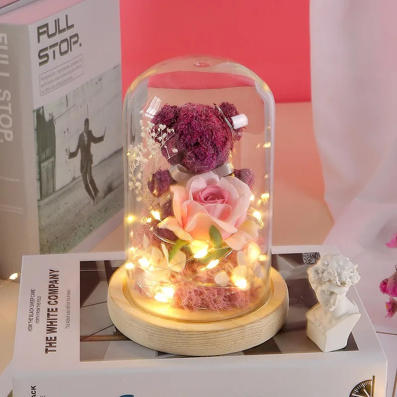 Eternal Rose LED Light Flower Gift