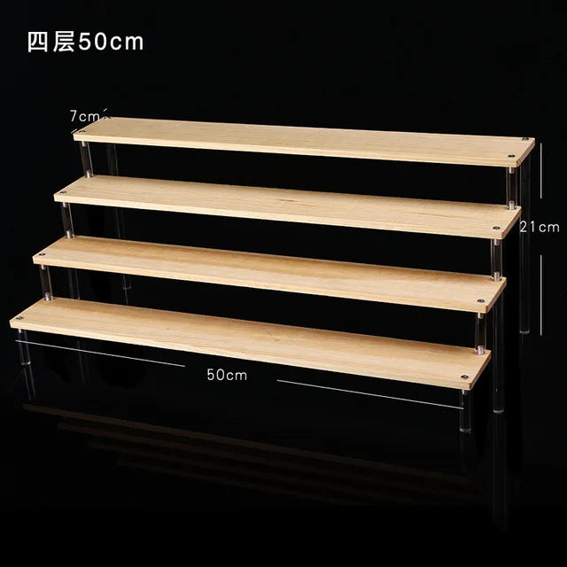 1–5 Tier Clear Acrylic Display Stand