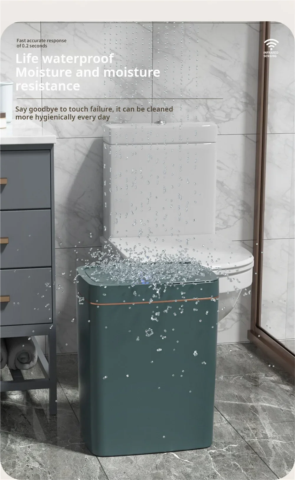 15L Smart Sensor Trash Can