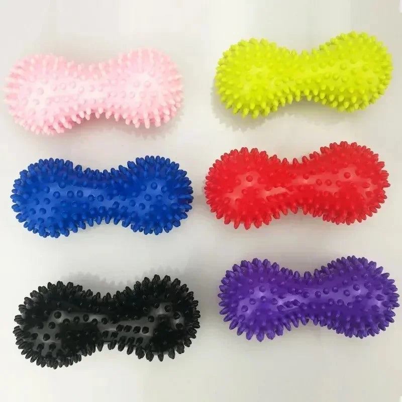 Spiky Peanut Massage Ball – Inflatable PVC Yoga & Fitness Tool