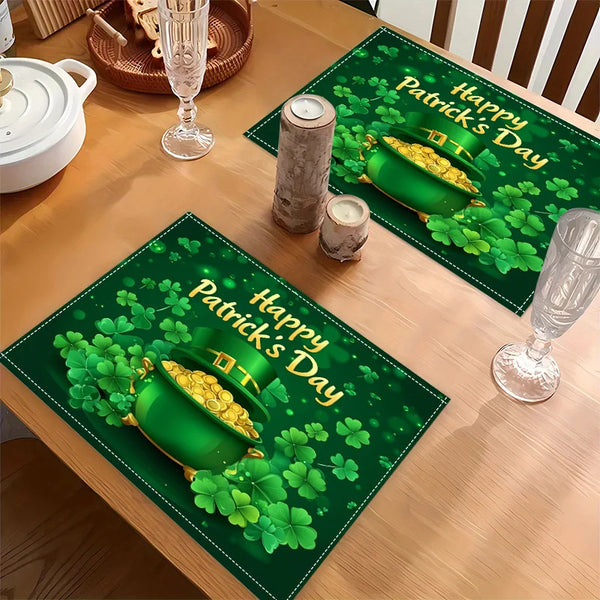 St. Patrick's Day Clover Placemats