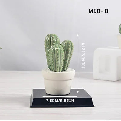 Ceramic Cactus Multi-Potted Decor