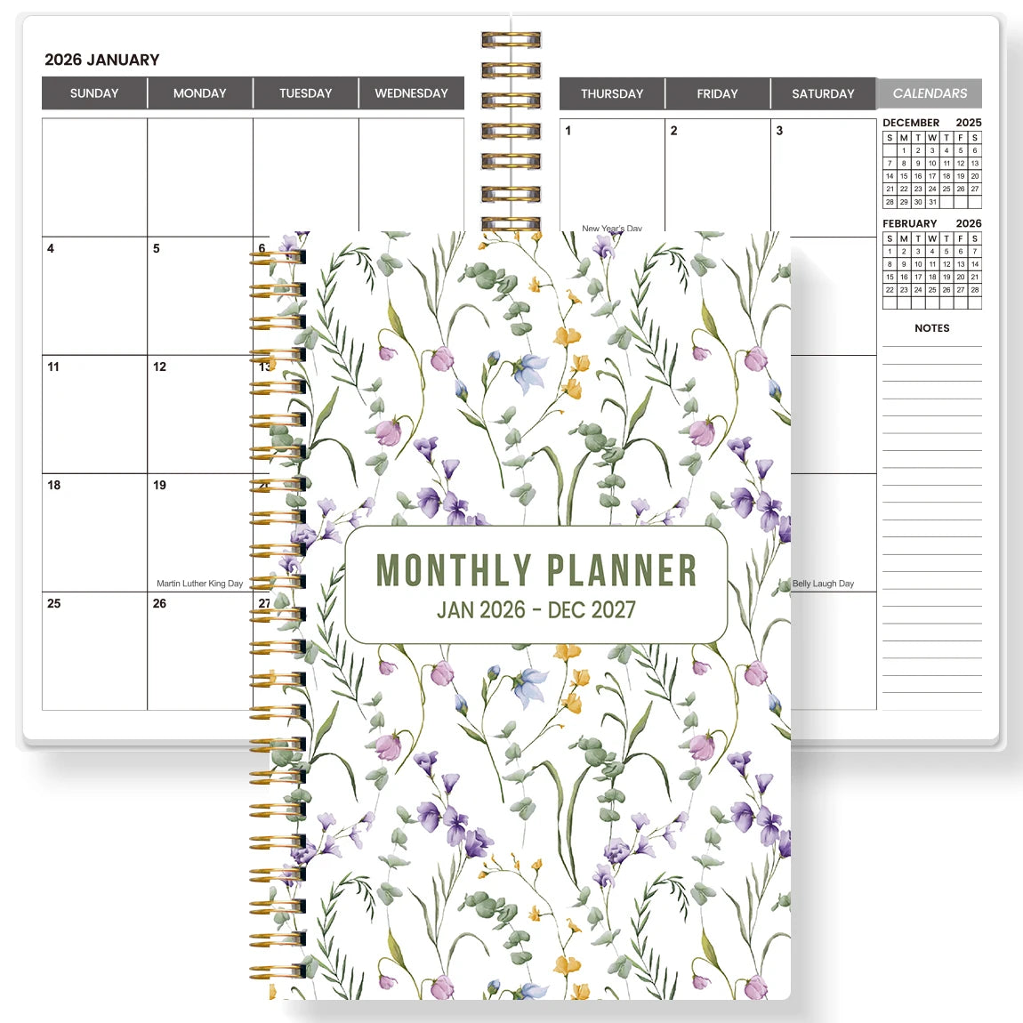 2026–2027 A5 Weekly & Monthly Planner