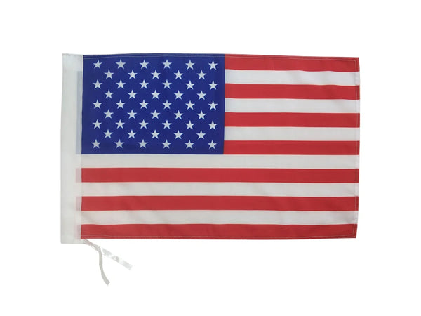 American Car & Window Flag with Plastic Pole